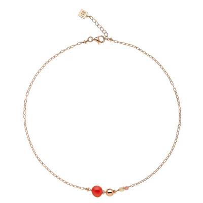 GIROCOLLO ROSSO PREZIOSO ARGENTO 925 TRINITY GC24841RI-SR