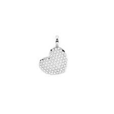KIDULT BY YOU CHARM ACCIAIO CUORE BRILLANTE 741346