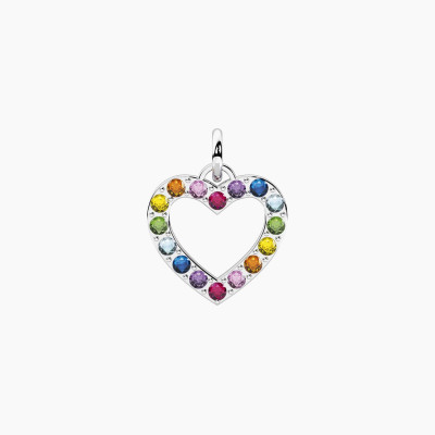 KIDULT BY YOU CHARM ACCIAIO SYMBOLS CUORE MULTICOLOR 741141