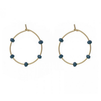 ORECCHINI ALISIA ARGENTO 925 CRYSTAL BEAD MINI AL1180-ORO-OTTANIO