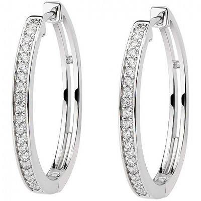 ORECCHINI ARGENTO DIAMOND AMEN ECIBBZ25