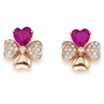 ORECCHINI ARGENTO QUADRICUORE AMEN EQURR