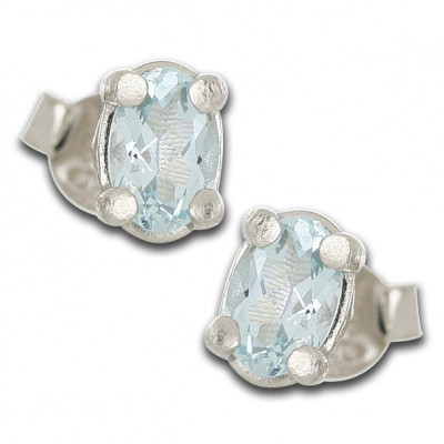 ORECCHINI GEMORO ARGENTO 925 E ACQUEMARINE NATURALI AGOM125