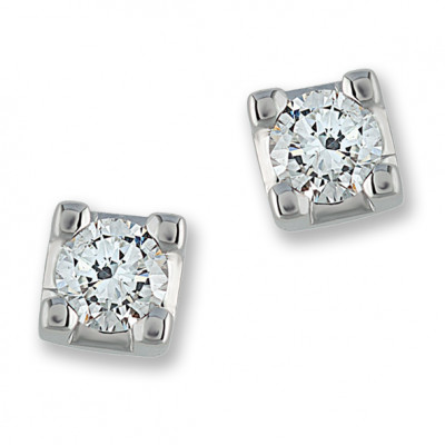 ORECCHINI GEMORO ARGENTO 925 E DIAMANTI NATURALI TAROB034.06