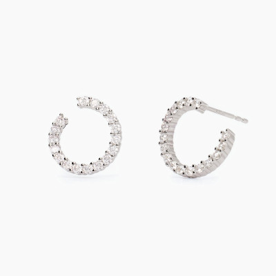 ORECCHINI MABINA ARGENTO FUTURISTA  563755