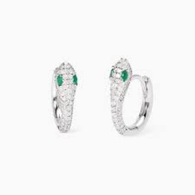 ORECCHINI MABINA ARGENTO SNAKE 563977