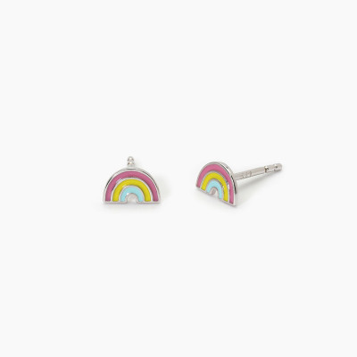 ORECCHINI MABINA JUNIOR ARGENTO 925  RAINBOW 563691