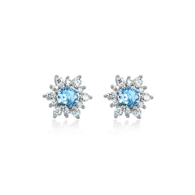 ORECCHINI MABINA LIGHT BLUE ARGENTO 563073