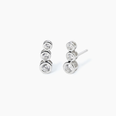 ORECCHINI MABINA TRILOGY  ARGENTO 563247