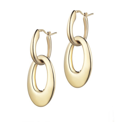 ORECCHINI MARCELLO PANE DOUBLE OVAL ARGENTO 925 ORTL 041