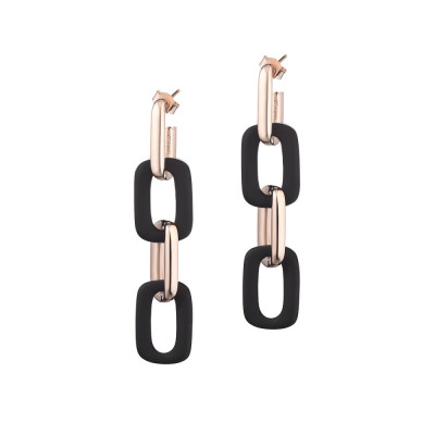 ORECCHINI MARCELLO PANE RUBBER ARGENTO 925 ORIT 055