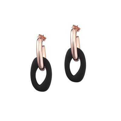 ORECCHINI MARCELLO PANE RUBBER ARGENTO 925 ORIT 056