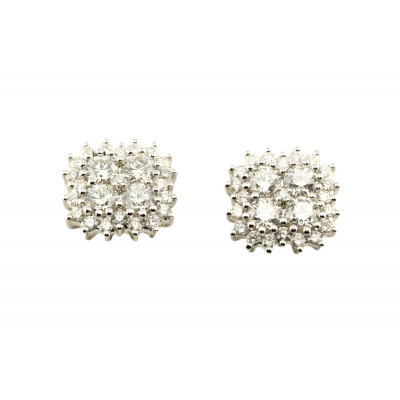 ORECCHINI RECARLO IN ORO BIANCO ZN578/B1