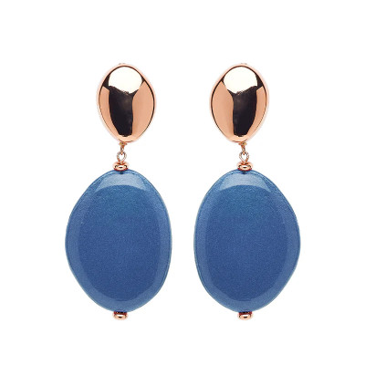 ORECCHINI ROSSO PREZIOSO ARGENTO 925 LOIRA BLUE LONDON OC24849R-BN