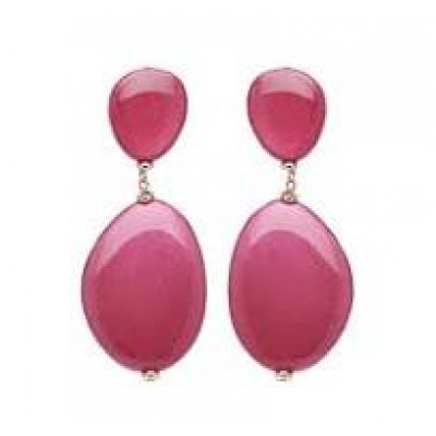 ORECCHINI ROSSO PREZIOSO ARGENTO 925 RENO TORMALINA ROSA OC24851R-TR