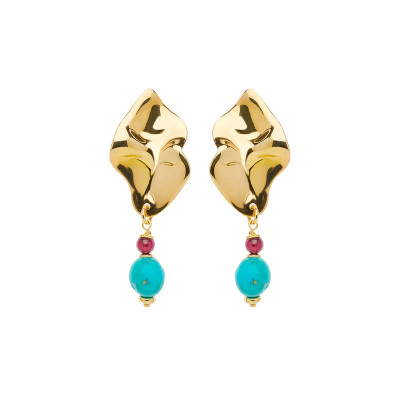 ORECCHINI ROSSO PREZIOSO ARGENTO COURAGE TURQUOISE OC26054EU/SS-TQ