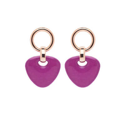 ORECCHINI ROSSO PREZIOSO HEART 22904-CICLAMINO