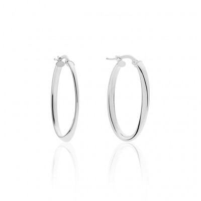 ORECCHINI UNOAERRE OTTONE ARGENTATO 1774