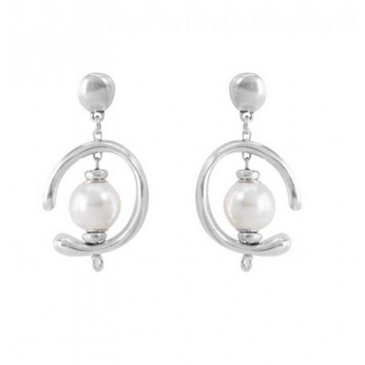 ORECCHINI UNODE50 INORBIT PERLA PEN0444BPLMTL0U