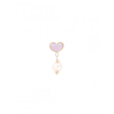 ORECCHINO MAMAN ET SOPHIE ARGENTO 925 PERLA CUORE ORLAB4R