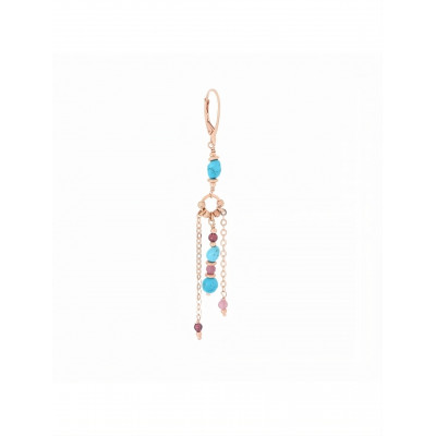 ORECCHINO TURCHESE LUNGO PENDENTE MAMAN ET SOPHIE ARGENTO 925 ORTUR1CT