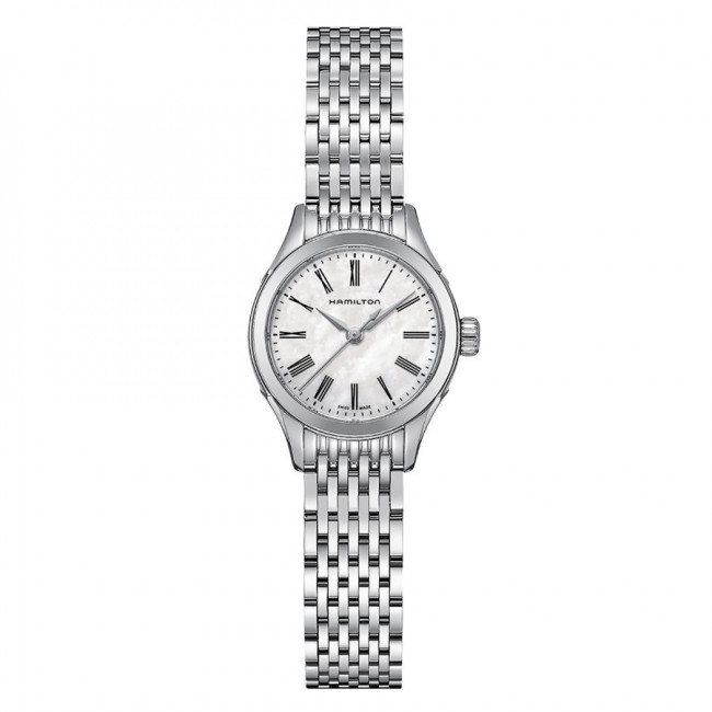 Orologio donna HAMILTON VALIANT H39251194 con quadrante madreperla, cassa in acciaio da 26 mm e cinturino elegante – movimento al quarzo