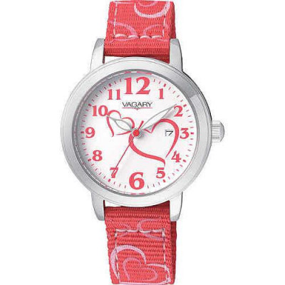 OROLOGIO VAGARY SOLO TEMPO QUADRANTE BIANCO VE0-418-22