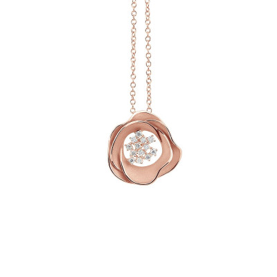 PENDENTE ANNAMARIA CAMMILLI COLLEZIONE TRES JOLIE IN ORO ROSA CHAMPAGNE