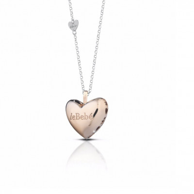 SUONAMORE LE BEBE'  I CUORI ARGENTO PLACCATO ORO ROSA SNM014
