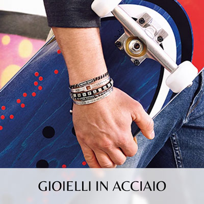 Gioielli in acciaio uomo